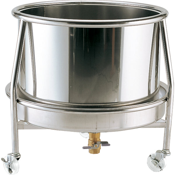 MTざる置台ﾄﾞﾗｲ式ｶﾞｰﾄﾞ付600mm　SUS304