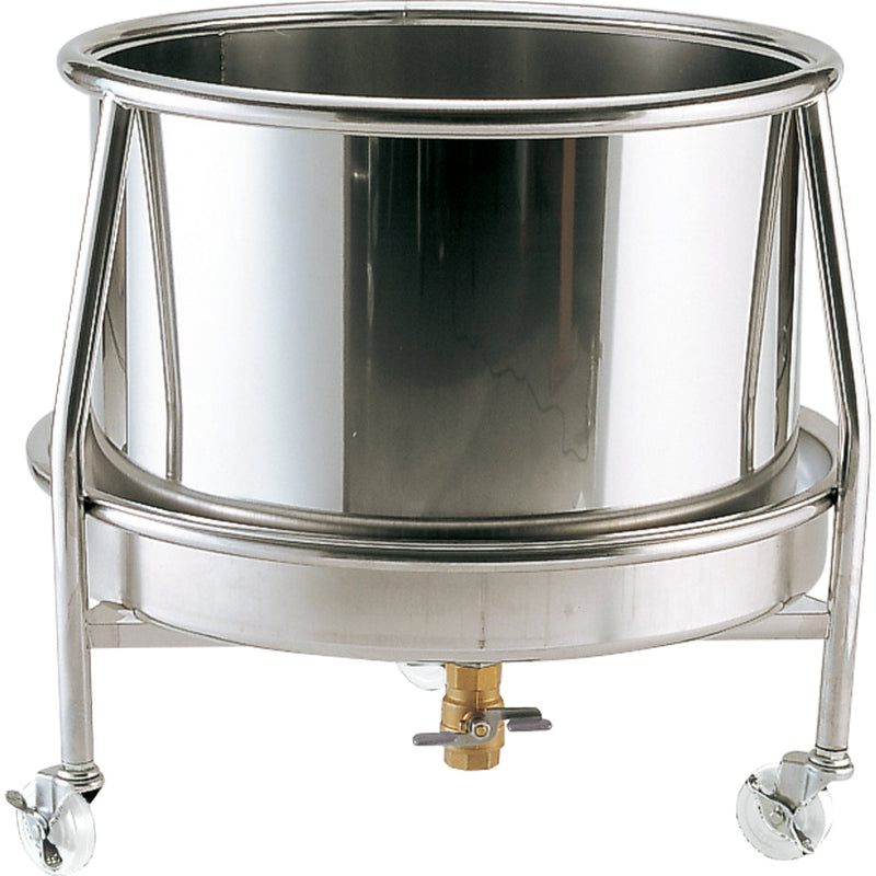 MTざる置台ﾄﾞﾗｲ式ｶﾞｰﾄﾞ付600mm　SUS304