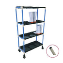 抗菌ｲﾚｸﾀｰ長靴ﾗｯｸｷｬｽﾀｰ4列4段16人用CGR