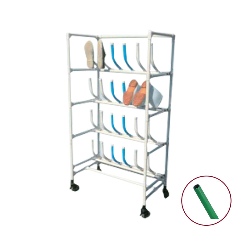 抗菌ｲﾚｸﾀｰ底見せﾗｯｸｷｬｽﾀｰ3列4段12人 GN