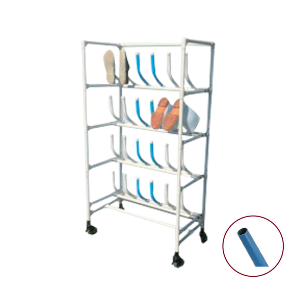 抗菌ｲﾚｸﾀｰ底見せﾗｯｸｷｬｽﾀｰ4列5段20人 B