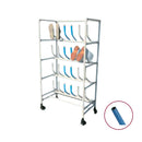 抗菌ｲﾚｸﾀｰ底見せﾗｯｸｷｬｽﾀｰ5列4段20人 B