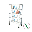 抗菌ｲﾚｸﾀｰ底見せﾗｯｸｷｬｽﾀｰ5列5段25人 GN