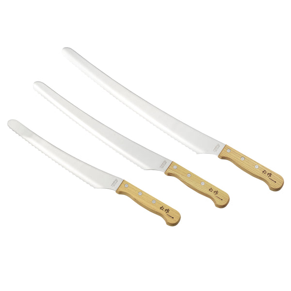 仁作＃３０１０波刃ナイフ中３００mm