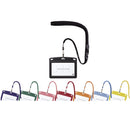 吊り下げ名札ﾚｻﾞｰ調ﾖｺ名刺1枚N-123P-SBU空