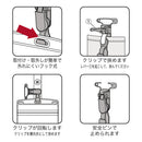 ﾀｯｸﾞ名札ﾌﾟﾗｸﾘ ﾖｺ名刺10枚　灰NT-2-GY