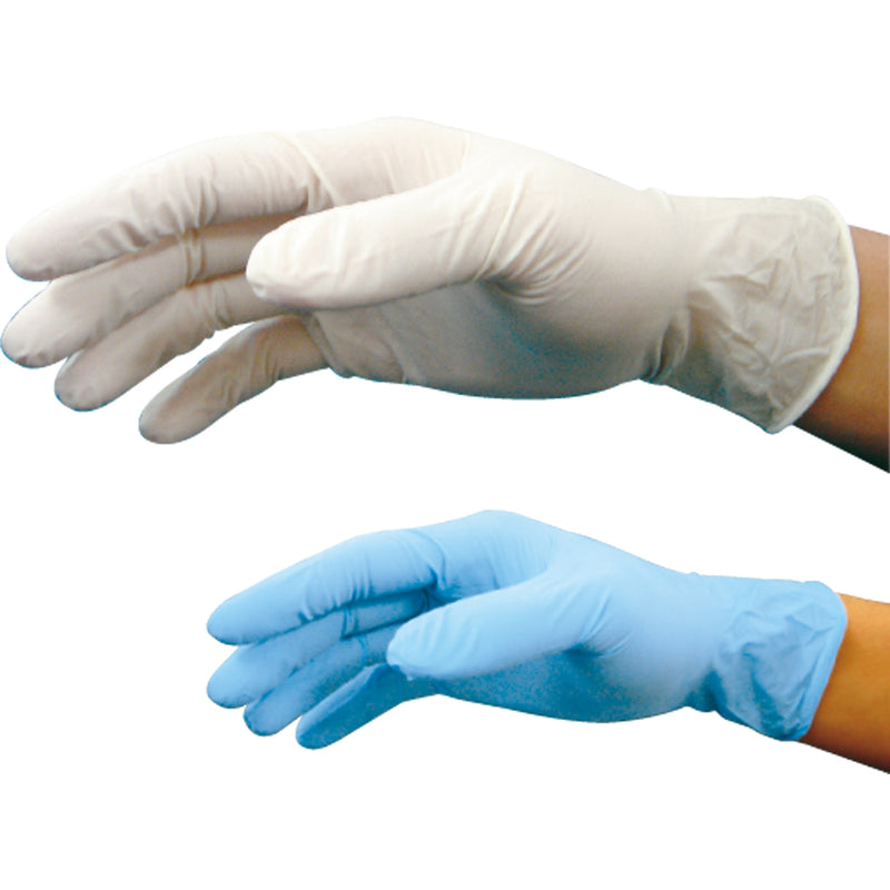 №202 ﾆﾄﾘﾙｸﾞﾛｰﾌﾞ 粉付 ﾌﾞﾙｰ L 100枚