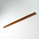 12-1木製耐熱塗り業務箸明茶22.5ｃｍ