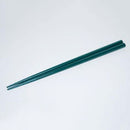 木製耐熱塗りカラー業務箸緑22.5ｃｍ