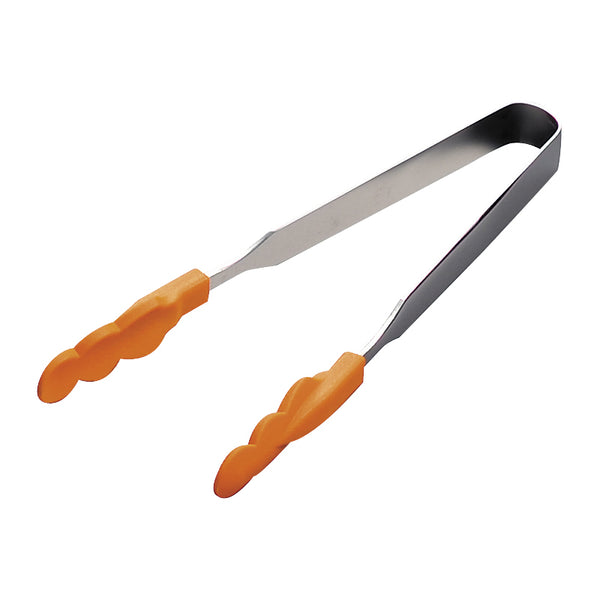 抗菌耐熱カラートングスリム小175mmオレンジ