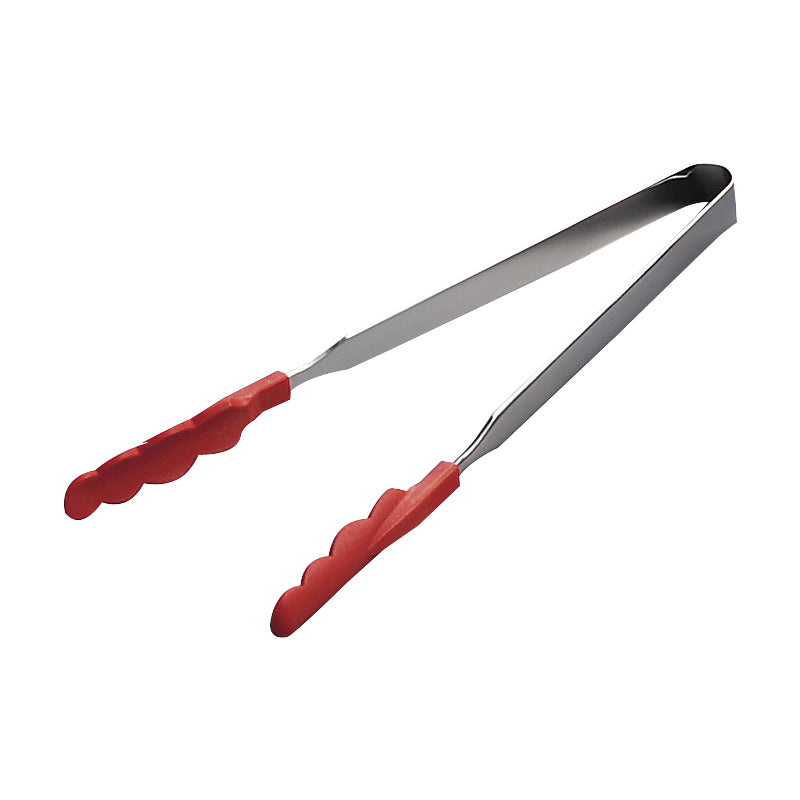 抗菌耐熱カラートングスリム中250mmレッド