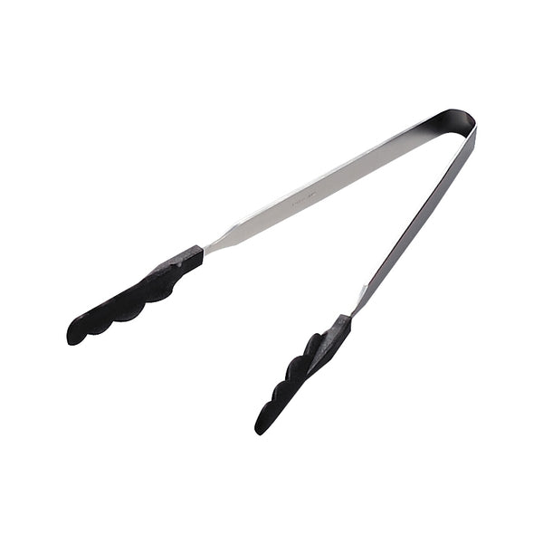 抗菌耐熱カラートングスリム中250mmブラック