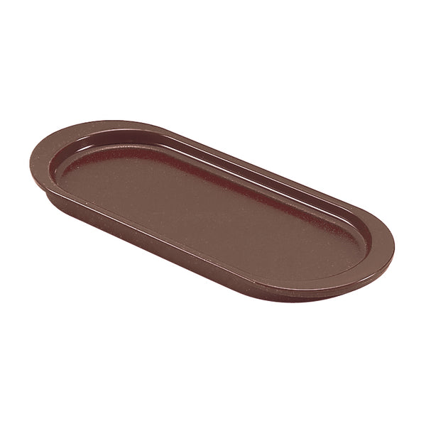 ノーブルトレー(楕円型)茶