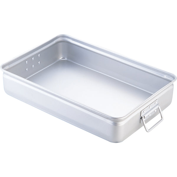 ｱｶｵアルミ手付番重(大)１４０mm