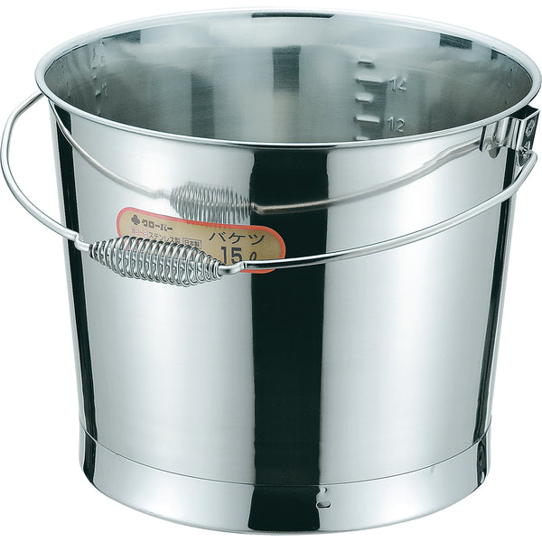 CL18-8ﾊﾞｹﾂ(ﾌﾟﾚｽ)10L 目盛付 ﾊﾞﾈﾊﾝﾄﾞﾙ