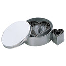 18-8パテ抜型 ハート 12pcsセット