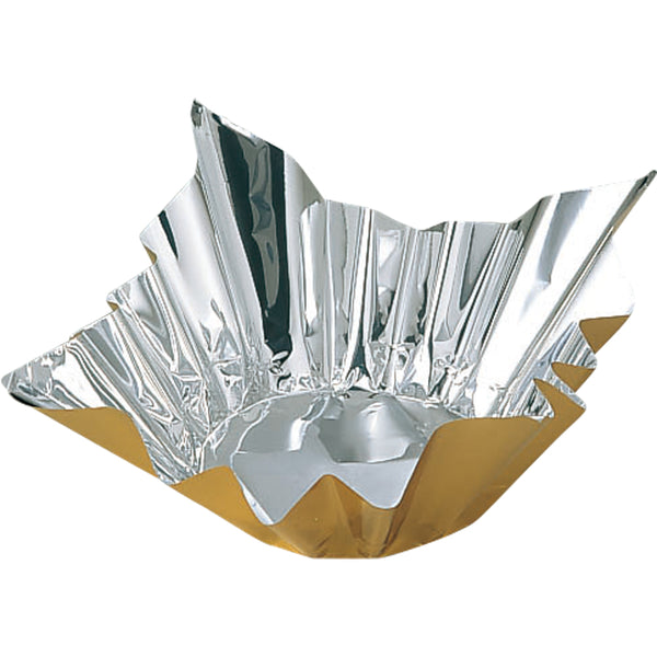 アルミ箔鍋金色１８cm角1pcs※