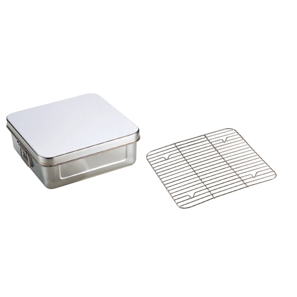 MT18-8蓋付天ぷらバットセット深H150mm