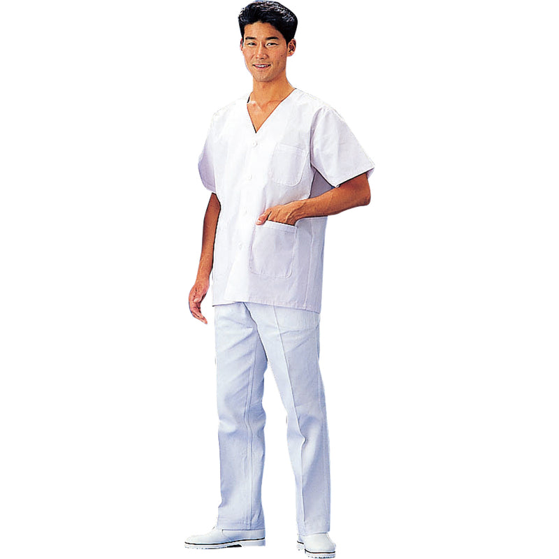 男子白衣半袖ＳＫＡ３２２(M)