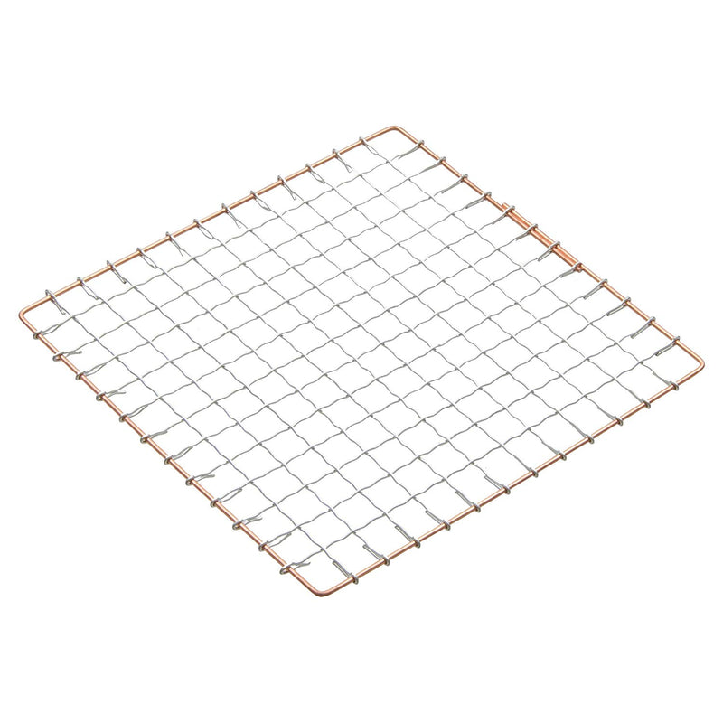 亜鉛引飛騨コンロ網角１１.５cm ４号用