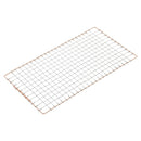 亜鉛引飛騨コンロ網長角28×15㎝ 長角用