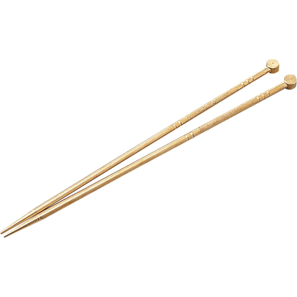 真鍮製 火箸 ９寸(252㎜)