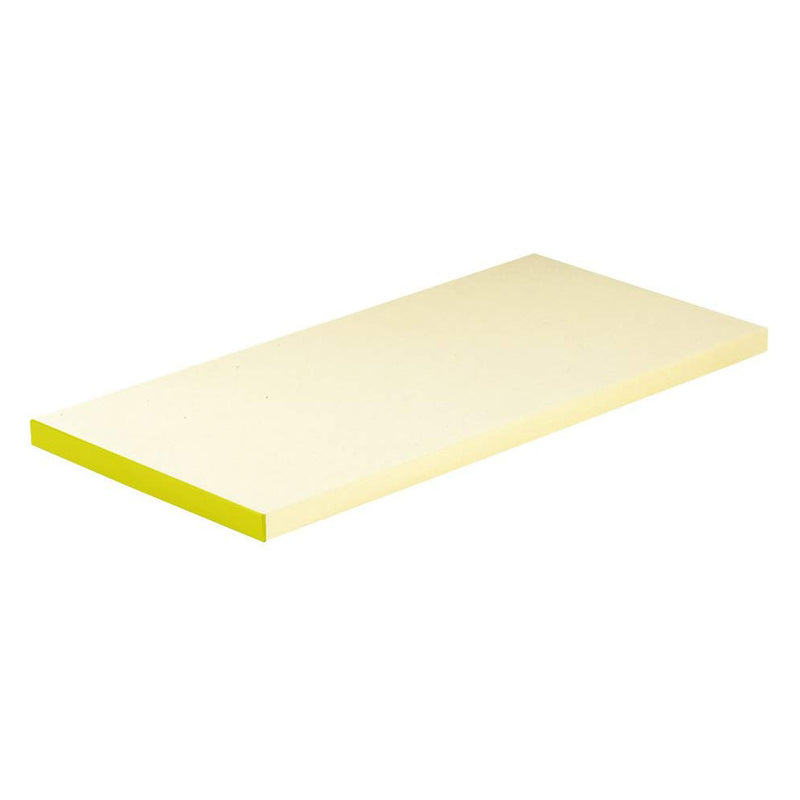 抗菌ﾋﾟｭｱﾏﾅ板ｶﾗｰ縁付PK1A 500×250×20mmｲｴﾛｰ