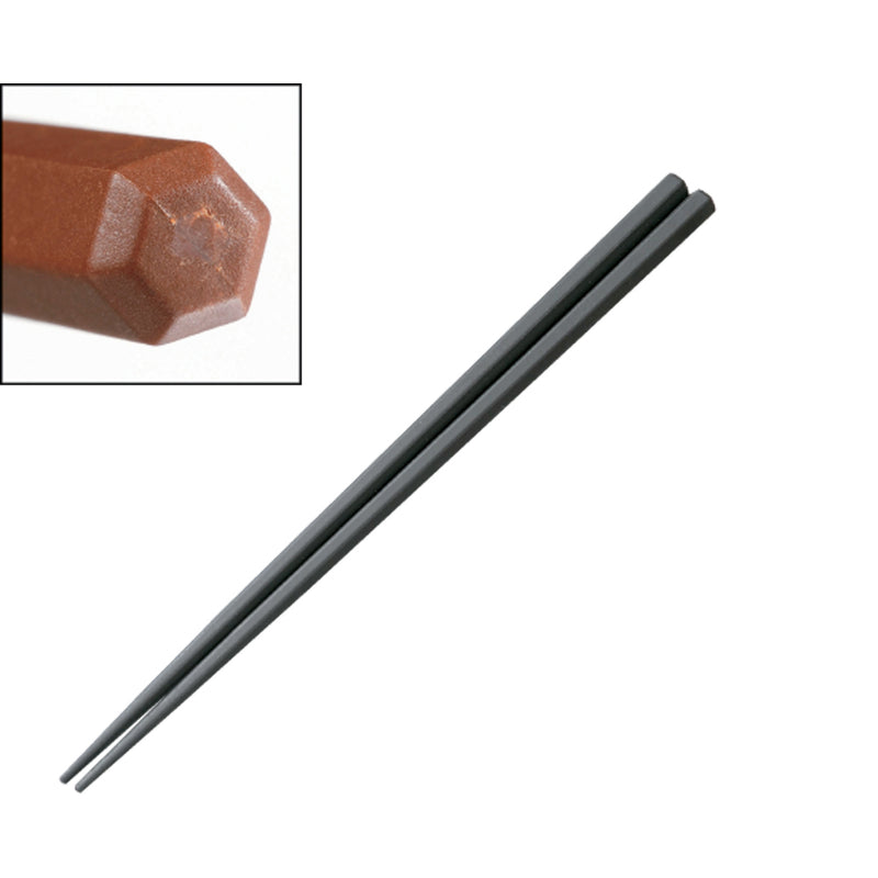 ＳＰＳ箸 六角(黒)225㎜