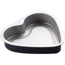 Ｓ印D-017ﾌﾞﾗｯｸハートケーキ型(Ｓ)