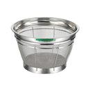 BK18-8深型ｻﾞﾙ ｶﾗｰﾊﾞｰ付 33㎝ ｸﾞﾘｰﾝ