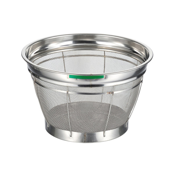 BK18-8深型ｻﾞﾙ ｶﾗｰﾊﾞｰ付 35㎝ ｸﾞﾘｰﾝ