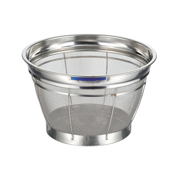 BK18-8深型ｻﾞﾙ ｶﾗｰﾊﾞｰ付 33㎝ ﾌﾞﾙｰ