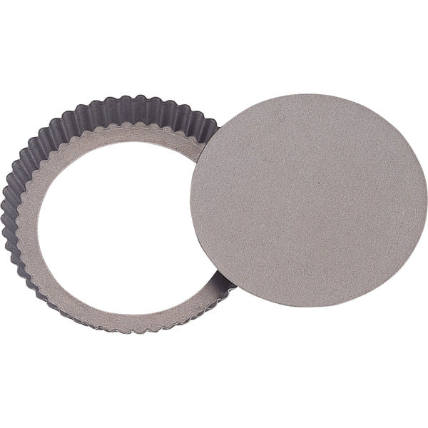 Ｓ印D-066ﾌﾞﾗｯｸ底取タルト焼型２２cm