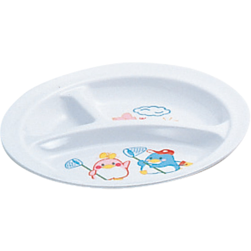BB-1 お子様ﾍﾞﾝ＆ﾍﾞﾃｨｰ 丸ランチ皿(大)