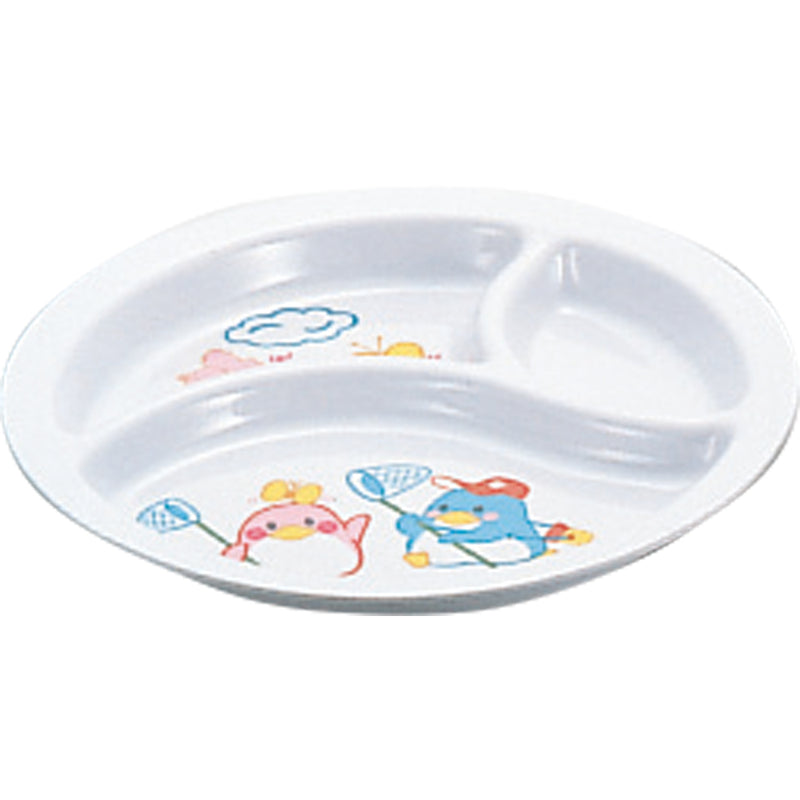 BB-21 お子様ﾍﾞﾝ＆ﾍﾞﾃｨｰ 丸ﾗﾝﾁ皿(小)