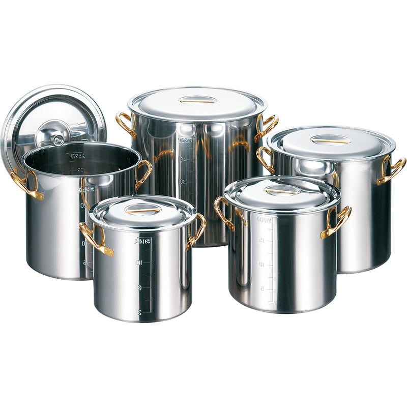 AGクラッド寸胴鍋　目盛付３６cm※