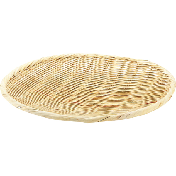 萬)15-806竹製盆ザル３６cm*