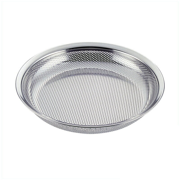 UK18-8パンチング盆ザルボール２１cm