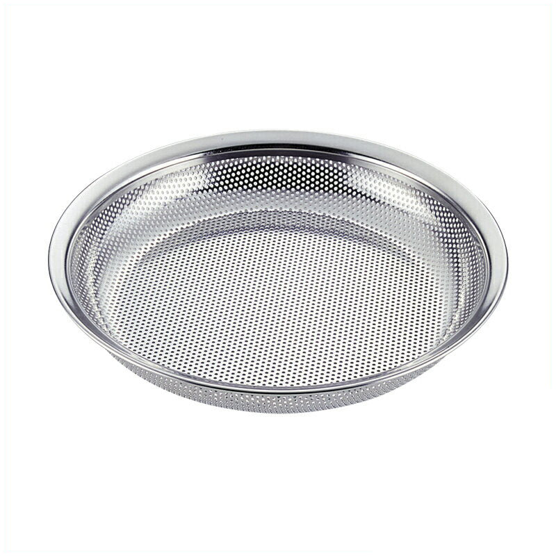 UK18-8パンチング盆ザルボール２１cm