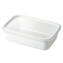 ﾎﾜｲﾄｼﾘｰｽﾞﾚｸﾀﾝｸﾞﾙ深型L ｼｰﾙ蓋付 WRF-L