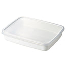 ﾎﾜｲﾄｼﾘｰｽﾞ ﾚｸﾀﾝｸﾞﾙ浅型L ｼｰﾙ蓋付 WRA-L