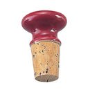 陶器ボトルストッパーワインレッド