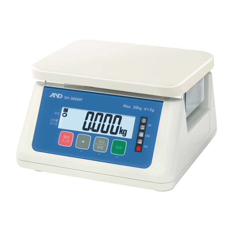 防水型デジタル秤３０kg SH-30KAWP