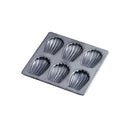 ｲ-147マドレーヌ貝型6ヶ付ｼﾘｺﾝ加工