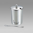 SWマスタードポット(硝子･ｽﾌﾟｰﾝ付)大