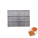 MSP-100用熱盤ﾍﾞﾙｼﾞｬﾝﾜｯﾌﾙ角6個(2枚組)