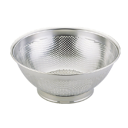 UK18-8ﾊﾟﾝﾁﾝｸﾞ水切りｻﾞﾙ21cm 穴径φ2.2