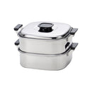 PE18-0角型蒸器 ２段２９cm