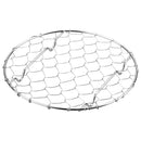 MT18-8手編亀甲足付目皿10.5cm銀