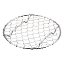 MT18-8手編亀甲足付目皿９.５cm